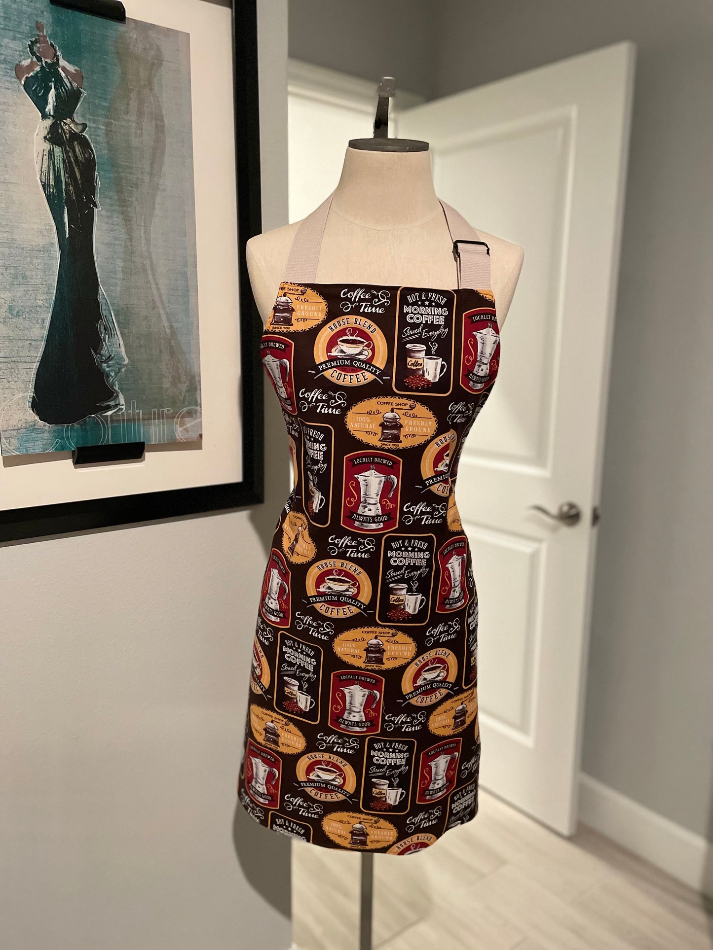 Freshly Ground Café Apron