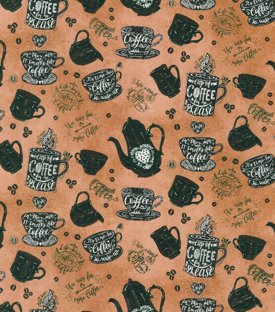 It's Time For Coffee Half Apron