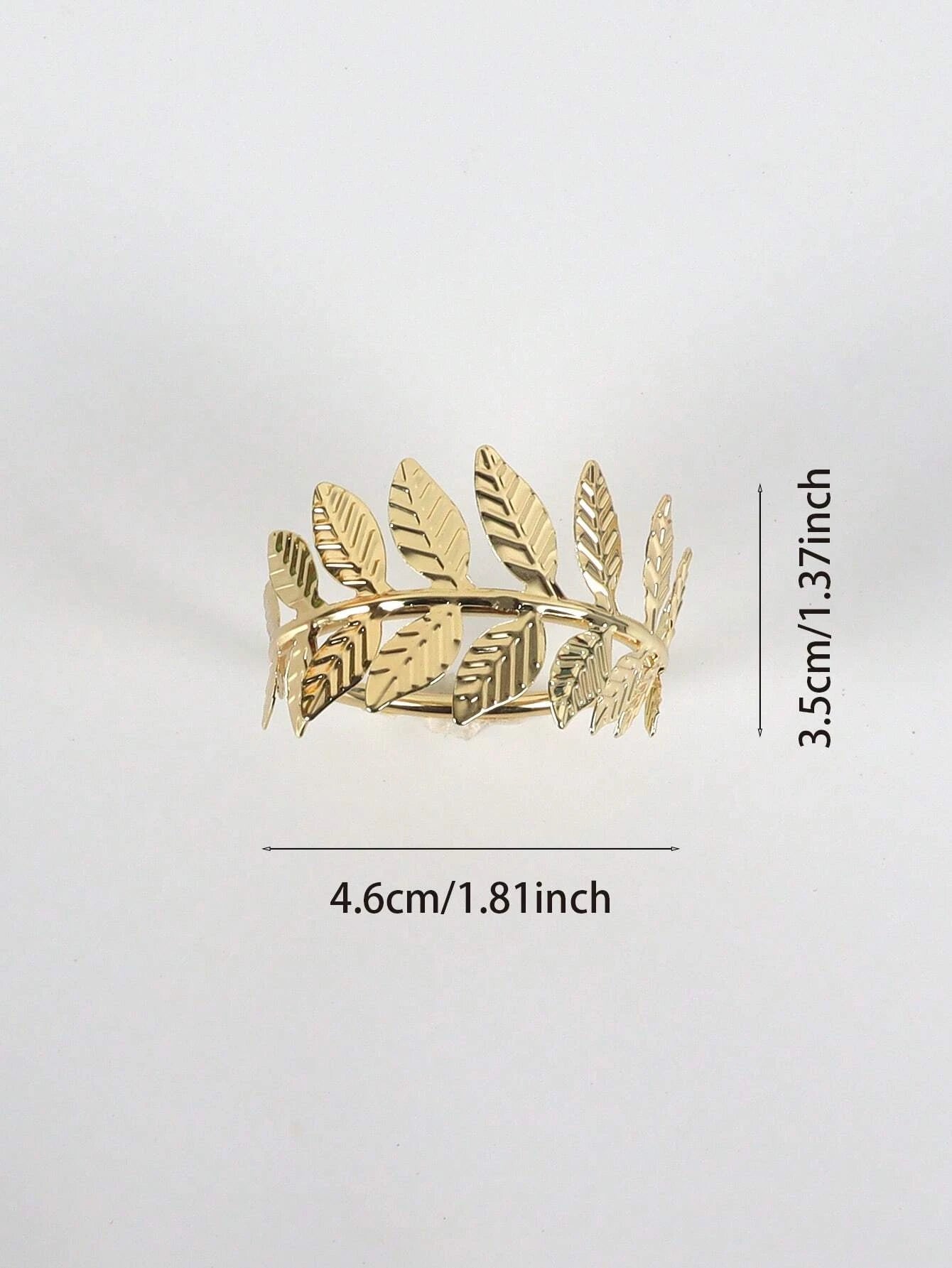 Creative Leaf Design Napkin Holder Ring