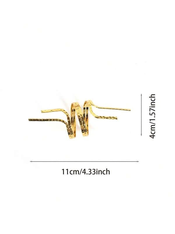 Modern Gold Napkin Holder Ring