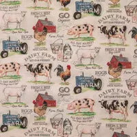 Dairy Farm Cotton Bowl Covers