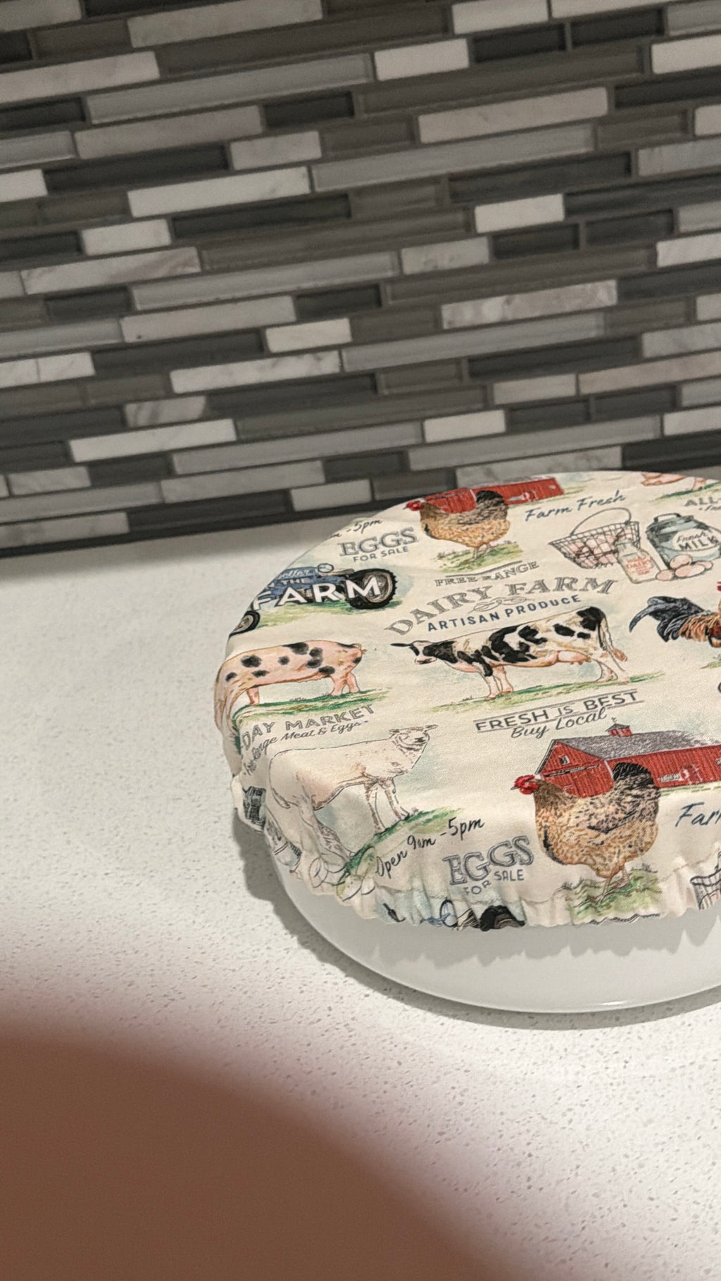 Dairy Farm Cotton Bowl Covers