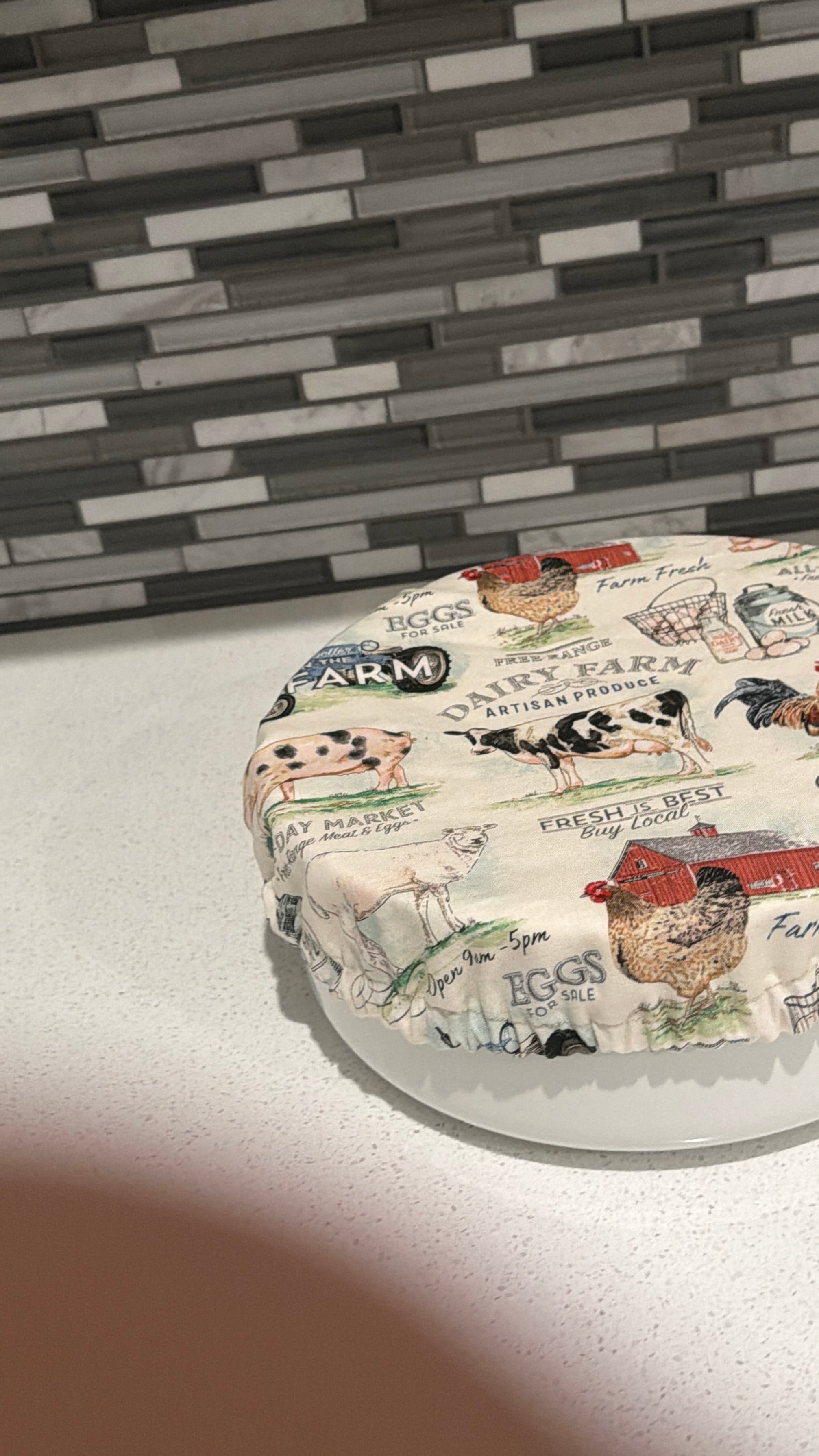 Dairy Farm Cotton Bowl Covers