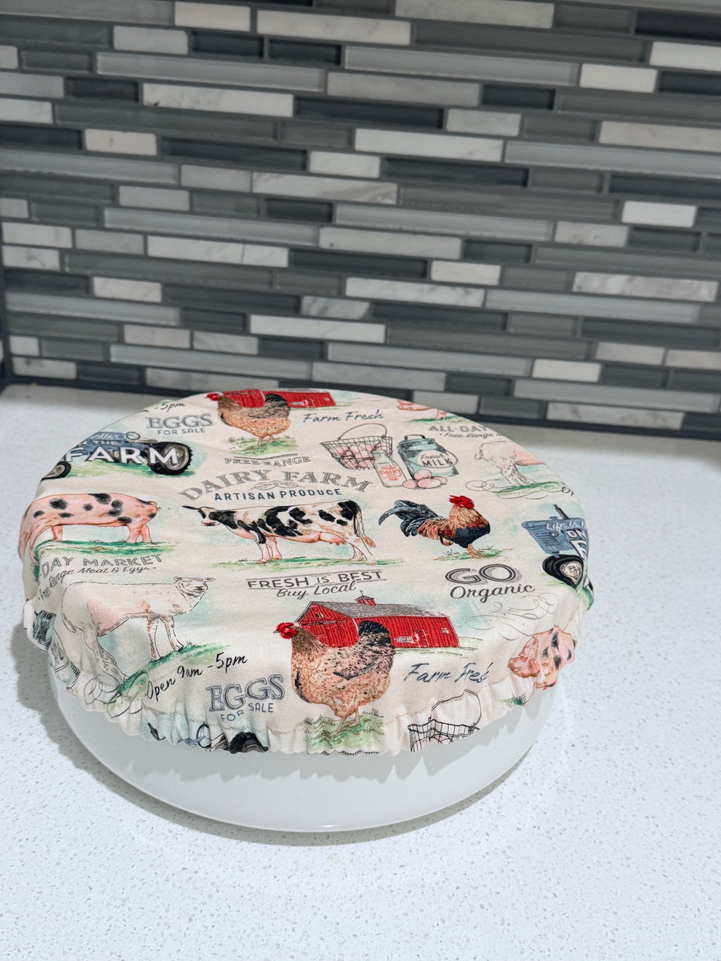 Dairy Farm Cotton Bowl Covers