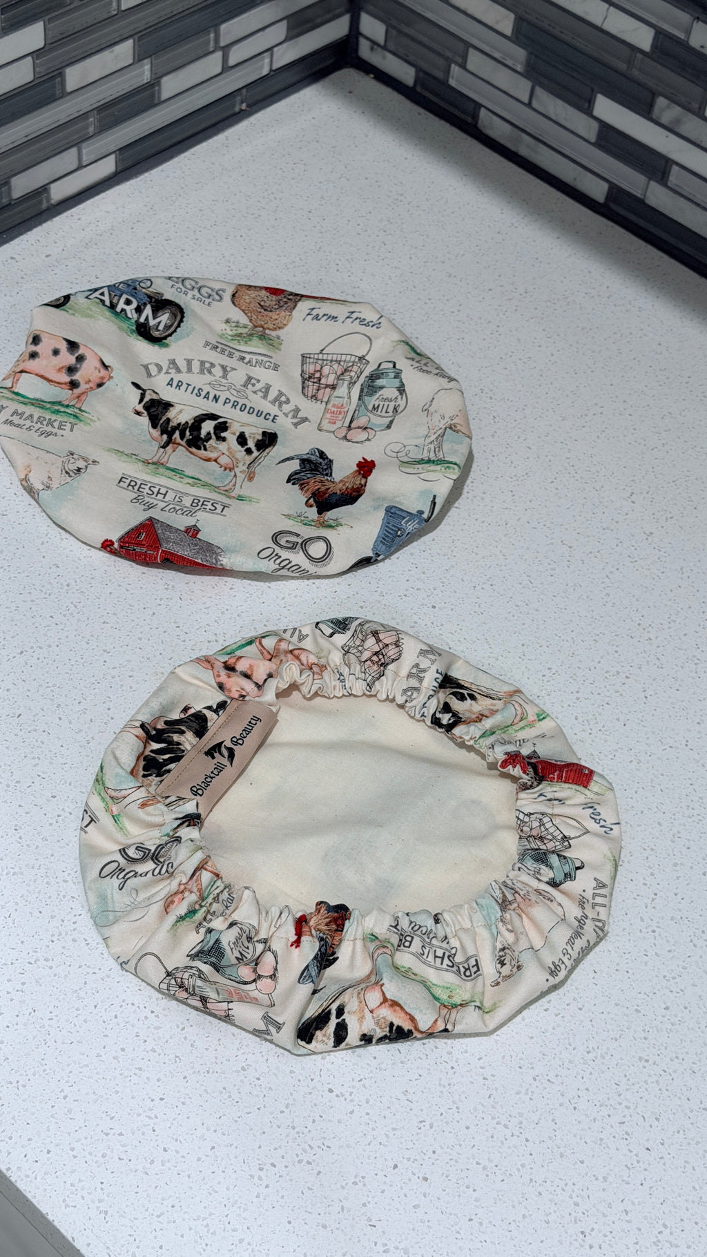Dairy Farm Cotton Bowl Covers