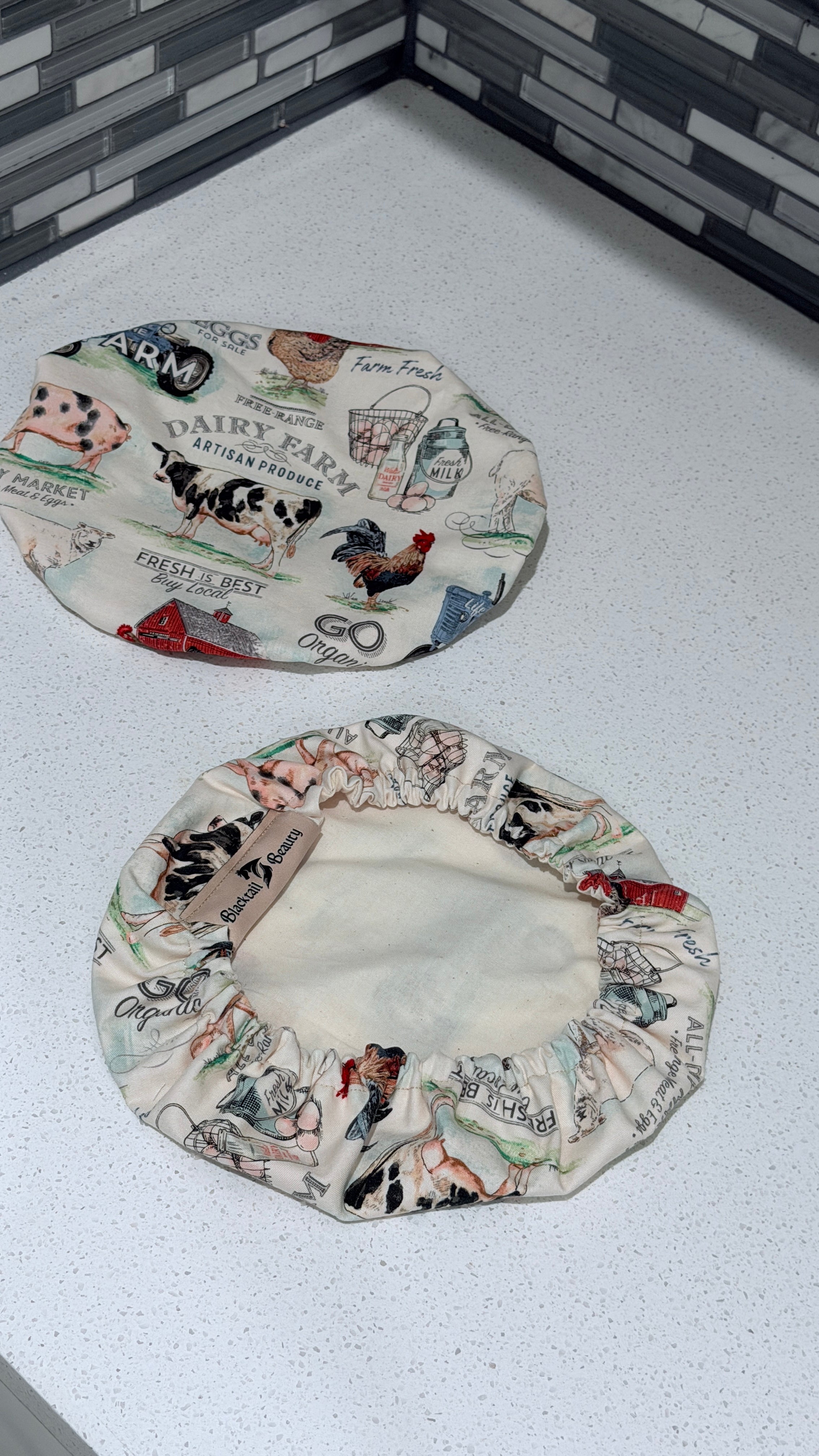 Dairy Farm Cotton Bowl Covers