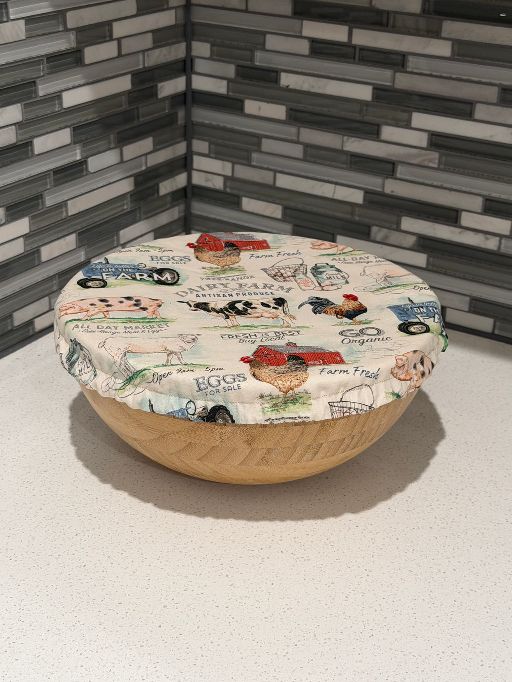 Dairy Farm Cotton Bowl Covers