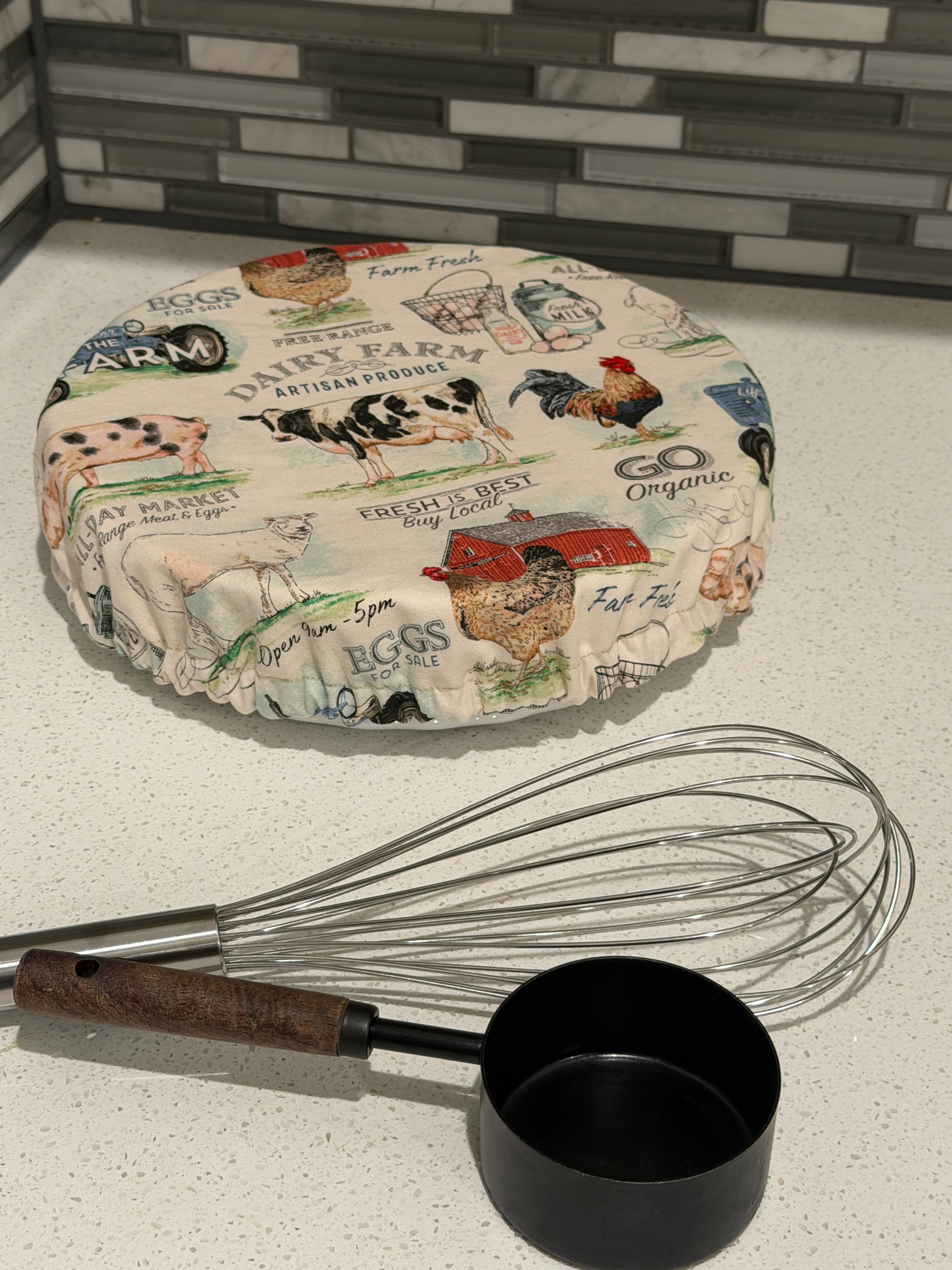 Dairy Farm Cotton Bowl Covers