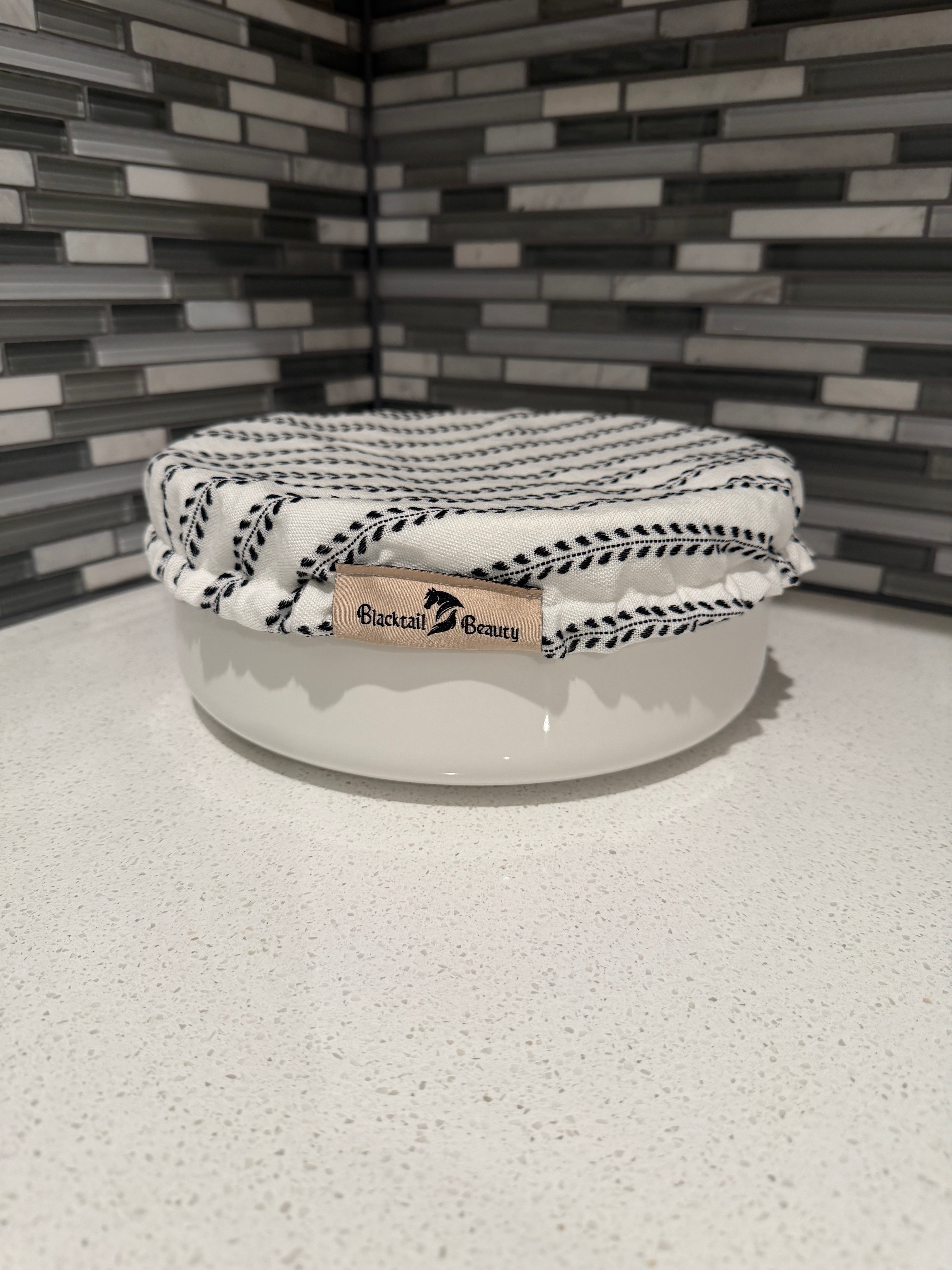 Striped Dobby Cotton Bowl Covers