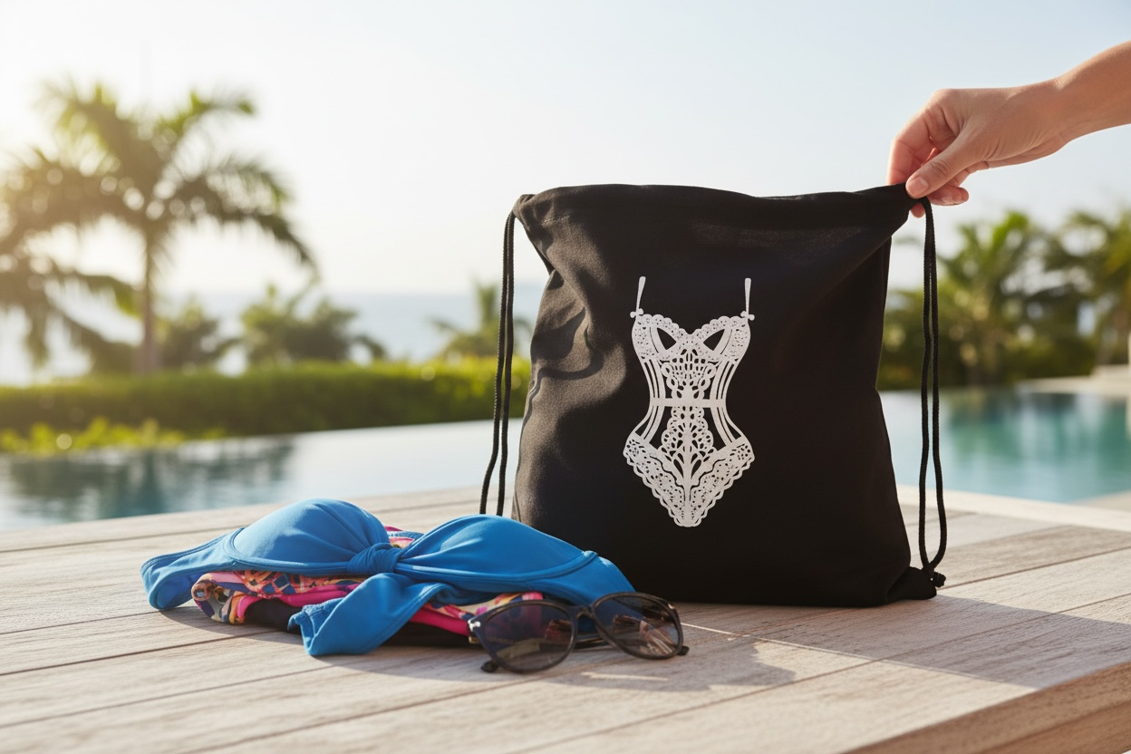 Lingerie or Shapewear Travel Bag