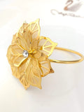 Flower Decor Napkin Holder Ring